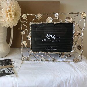 Michael Aram - Botanical Leaf Silver Frame - 5 x 7 - New in Box